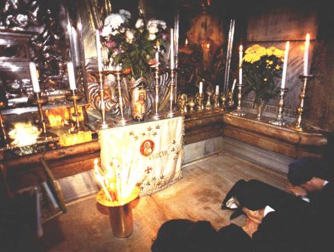 Reputed Tomb of Jesus - Church of Holy Sepulchre Visual Arts Biographies Philosophy
