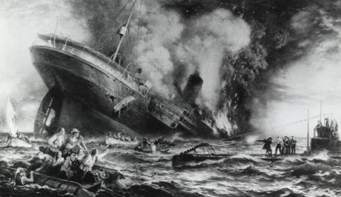 Lusitania Sinking Death Of A Ship