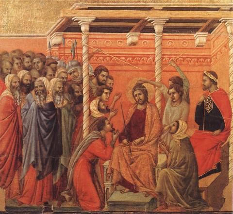 Trial of Jesus - Herod Antipas Gives Jesus a Robe Visual Arts Philosophy Trials