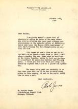 Letter From Bobby Jones