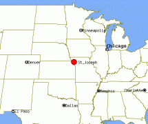 St. Joseph, Missouri - Map Locator