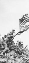 Replacement U.S. Flag Raised on Mount Suribachi