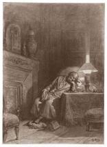 Dore Illustration - Raven - Nodding