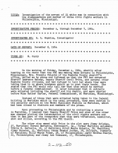 Investigation - Schwerner, Chaney and Goodman Murders