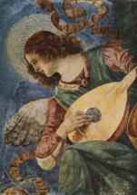 Da Forli Painting - Angel with Lute