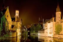 Bruges - Night View of a Medieval City