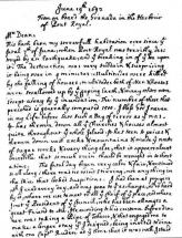 Port Royal Earthquake - Edmund Heath's Eyewitness Account