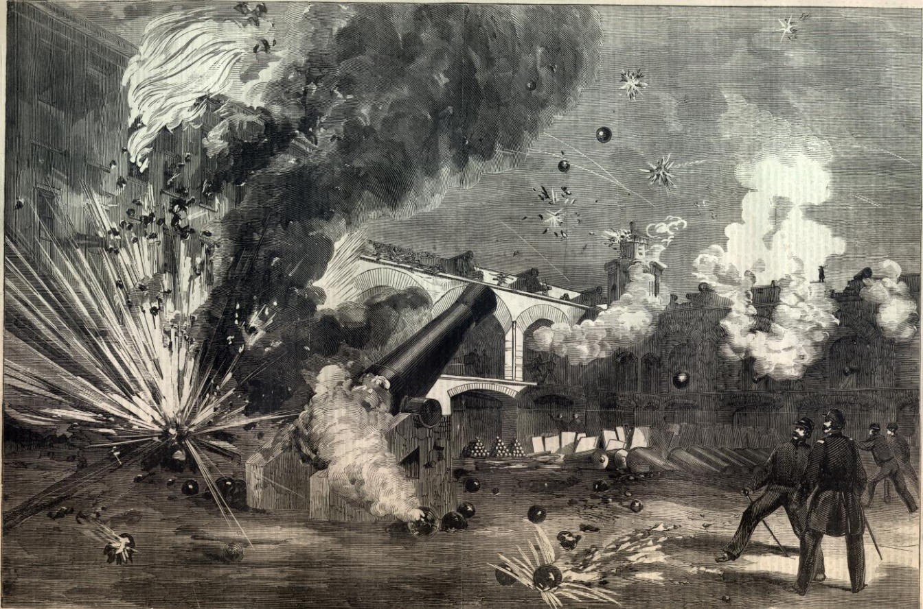 At That Time The Battle Began Attack on Ft Sumter - The Civil War Begins