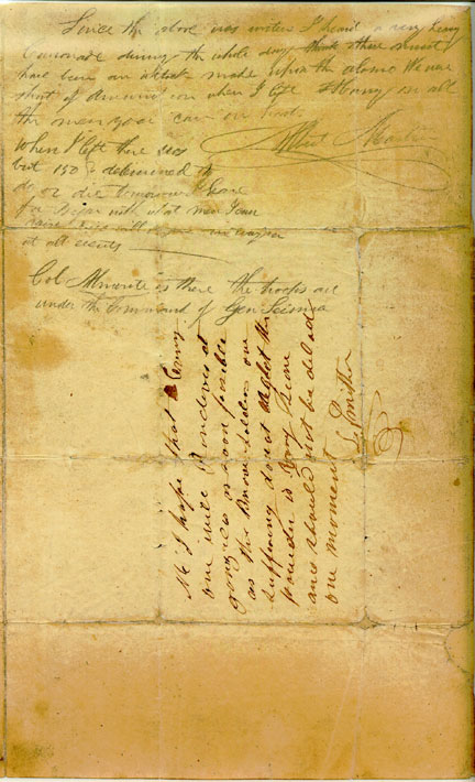 William Travis Letter Page 3