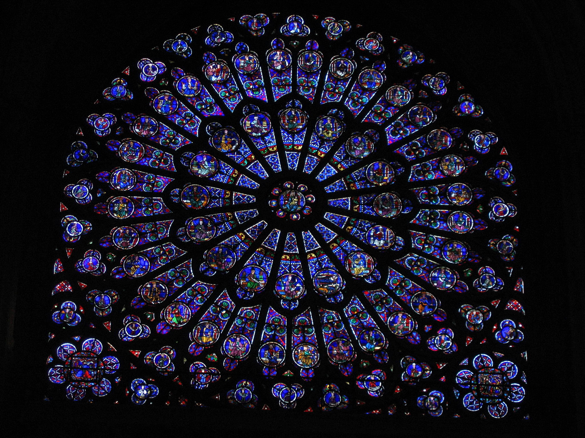 Notre Dame, Paris - Rose Window, South Transept