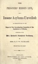 Elizabeth Packard - The Prisoner's Hidden Life