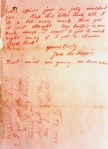 Jack the Ripper - First Written Reference