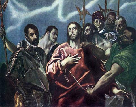 El Greco - The Disrobing of Christ Disasters Philosophy Trials Visual Arts