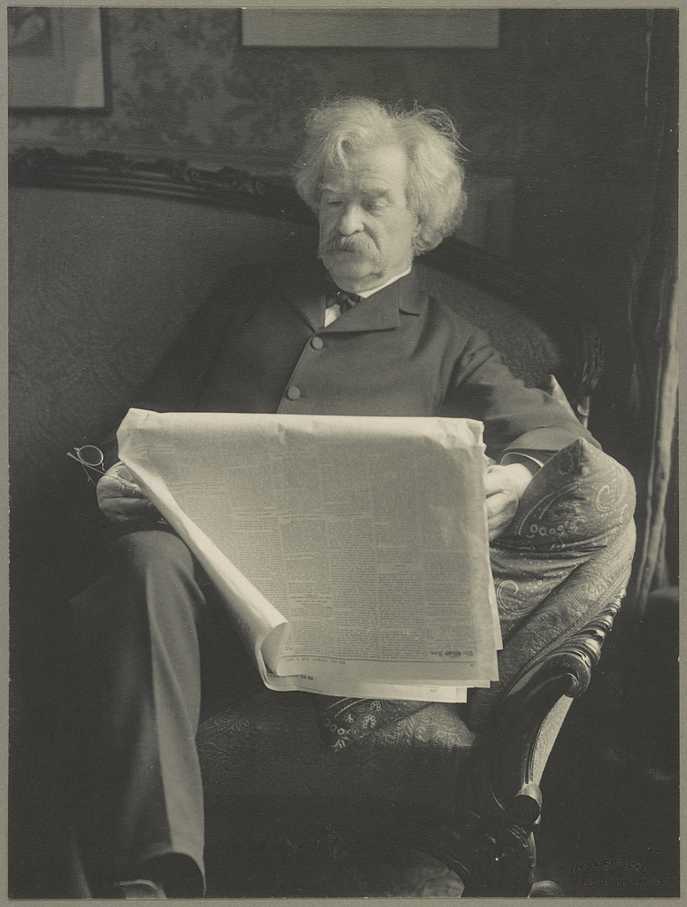 Mark twain essay german language