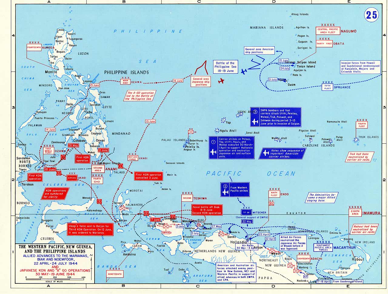 U.S. Invasion Forces - Map Locator