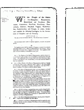 U.S. Draft Constitution - Report of Committee of Detail