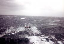RESCUE EFFORTS AT SEA