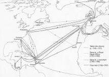 Map of the Journey of a Slave-Turned-Freeman