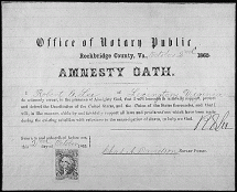 Robert E. Lee - Amnesty Oath