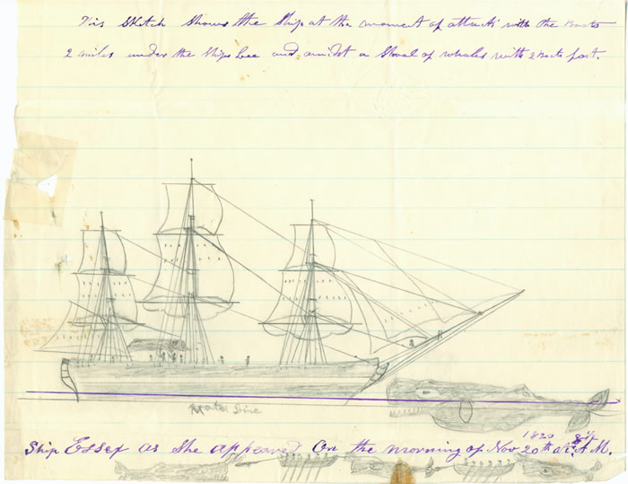 Thomas Nickerson's sketch