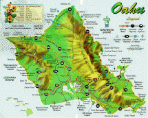 Map of Oahu the Gathering Place