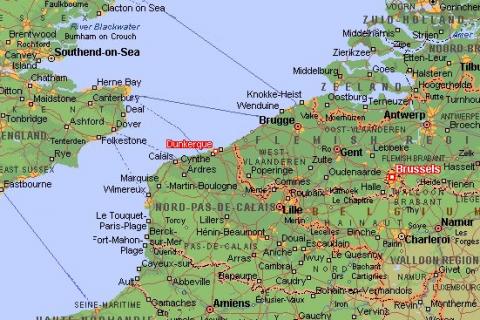 Dunkirk - Locator Map