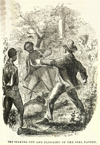 The Beating of Patsey, the Slave (Illustration) American History African American History Civil Rights Ethics Law and Politics Nineteenth Century Life Nonfiction Works Social Studies Slaves and Slave Owners