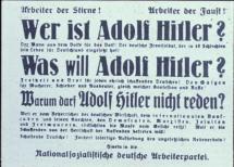 Poster:  Who is Adolf HItler?