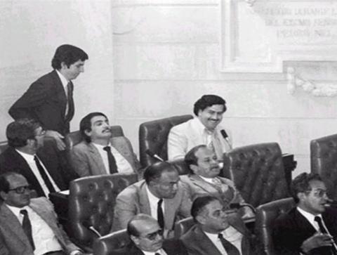 Pablo Escobar in congress