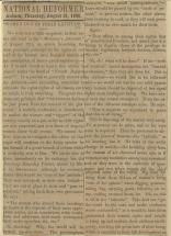 National Reformer - Supporting Suffrage