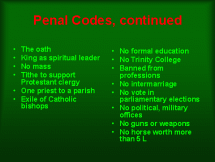 The Penal Codes