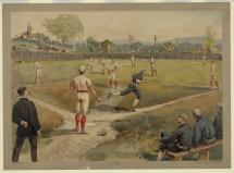 Baseball Game during 1887