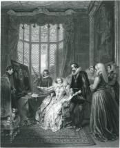 MARY IS CHARGED WITH TREASON