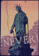 WWII Poster - Never!