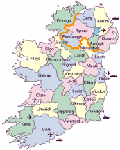 Ireland - Twenty-Six Southern Counties of Ireland