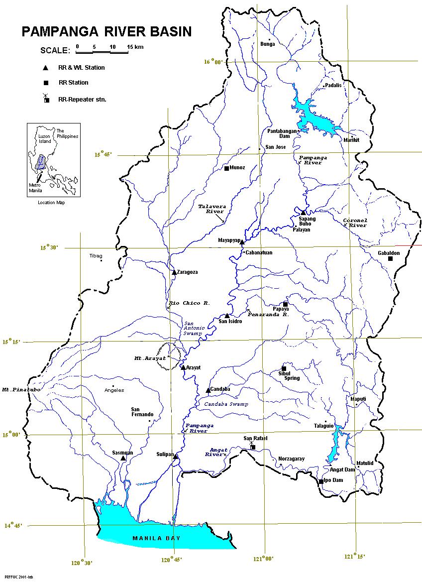 Pampanga River Map