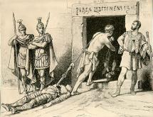 Victims of the Roman Games - Illustration